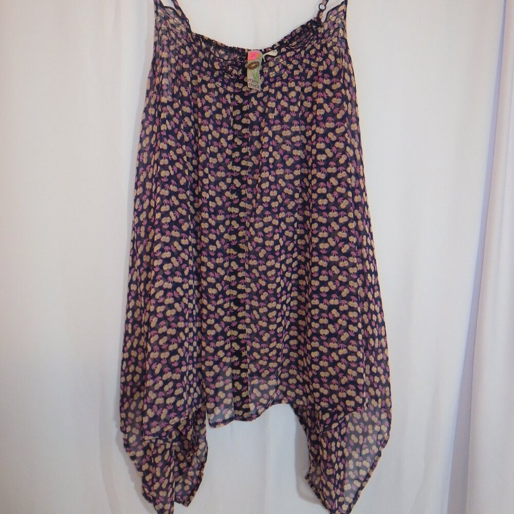 Fall Floral Off the Shoulder Blouse‎